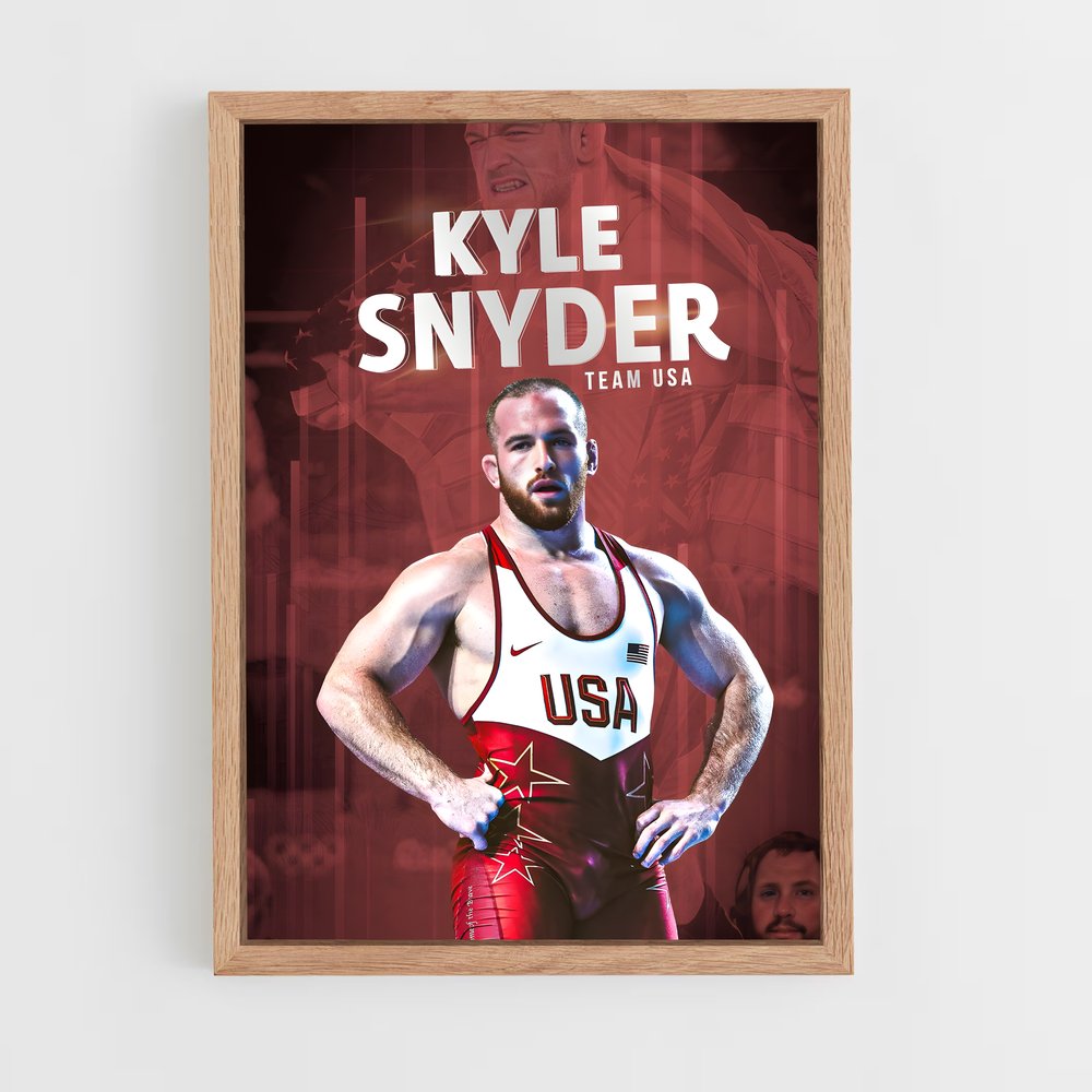 Poster Kyle snyder – affiche Lutte (vue 4)